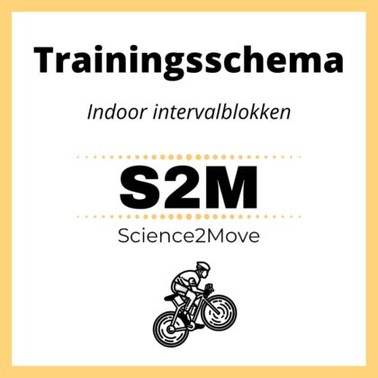 Trainingsschema Indoor intervalblokken (3-4x per week)